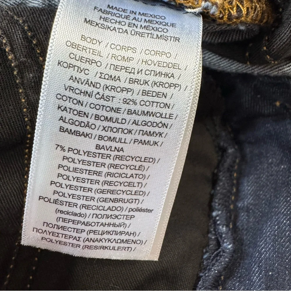 Lauren Ralph Lauren Dark Wash Jeans Denim Straight Leg Size 12 Petite 29” inseam - Picture 12 of 14